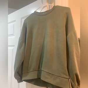 Calia green sweatshirt. Size medium.
